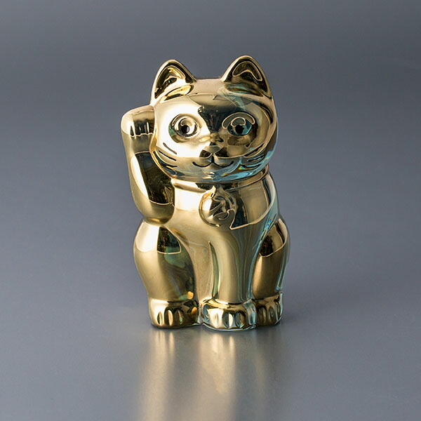 楽天市場】バカラ まねき猫 置物 クリスタル ガラス ゴールド 2612997