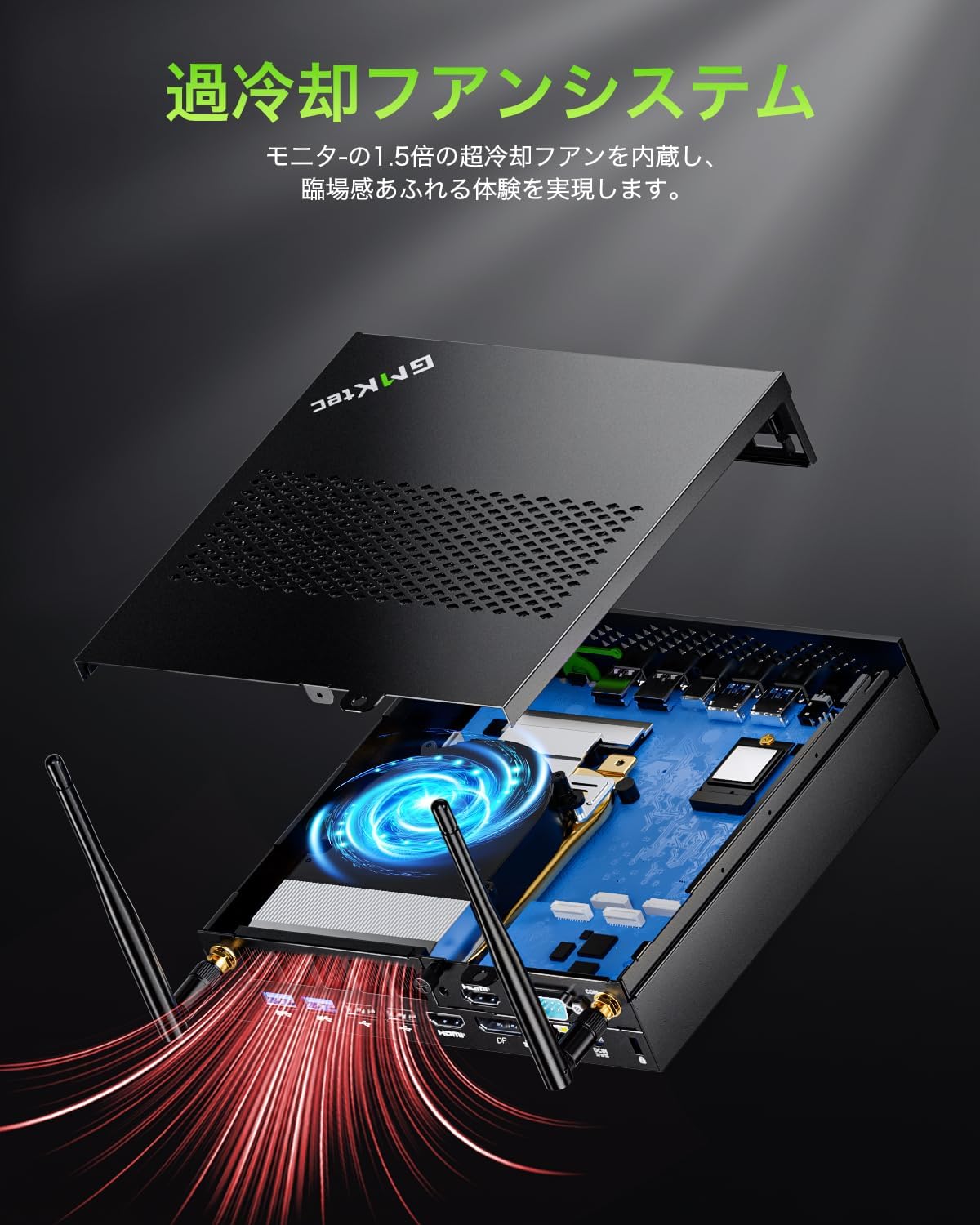 楽天市場】GMKtec ミニPC K10 Intel Core i9 13900HK 最大5.4 GHz 1TB