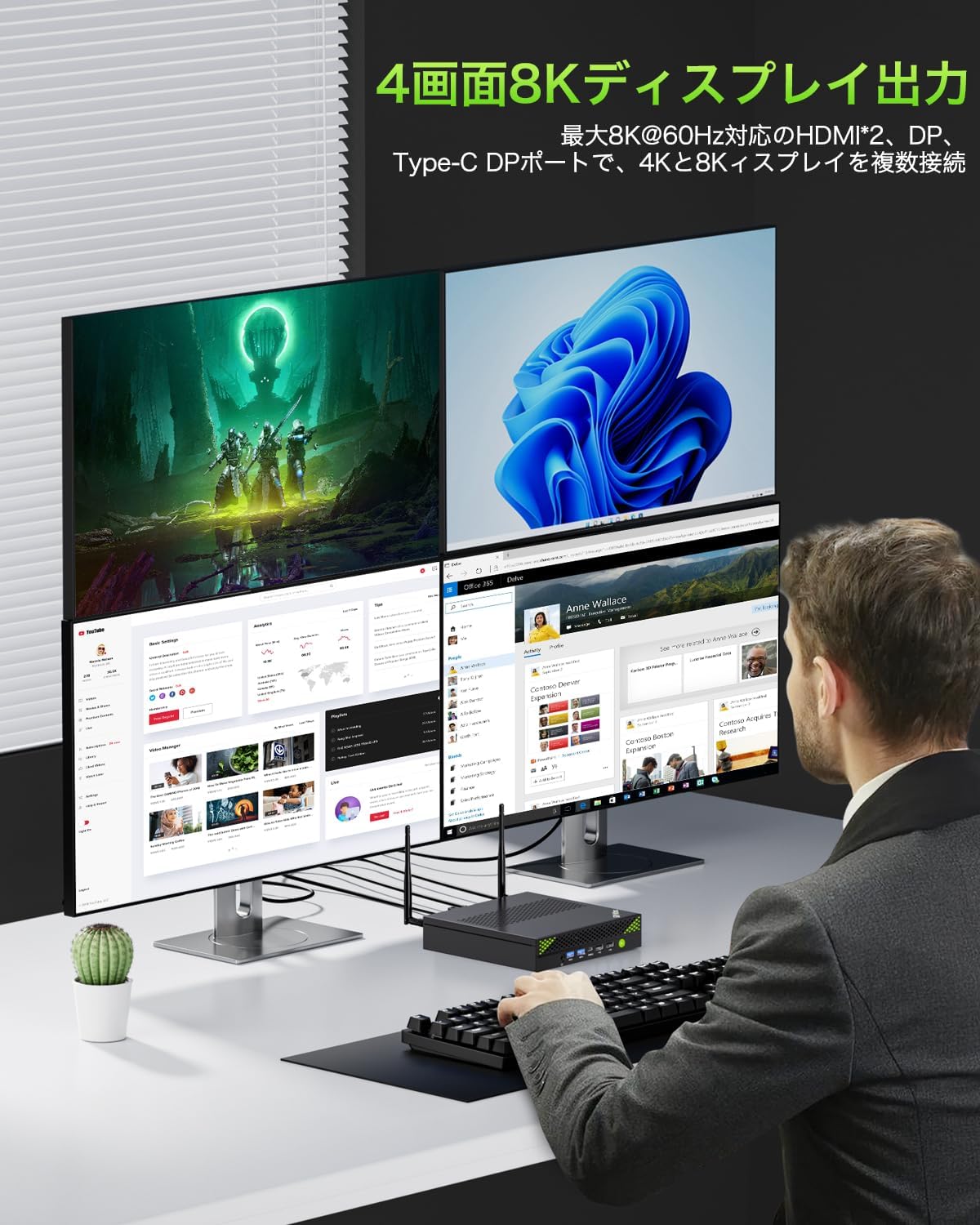 楽天市場】GMKtec ミニPC K10 Intel Core i9 13900HK 最大5.4 GHz 1TB