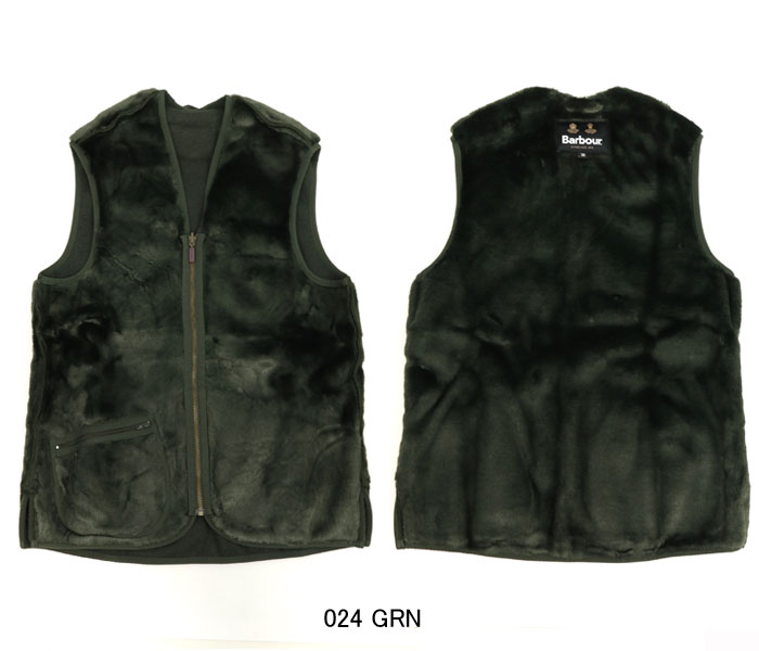 楽天市場】MLI0004 BARBOUR FRONT ZIP FUR LINER VEST (REGULAR FIT