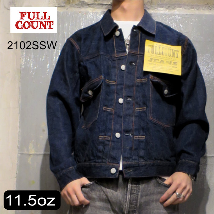 楽天市場】FULLCOUNT [ 2102SSW ] Type2 Denim Jacket (Super Smooth
