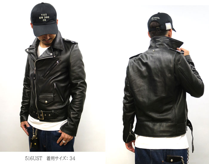 楽天市場】【613UST のシボ革(牛革)】 Schott ( ショット ) 516UST