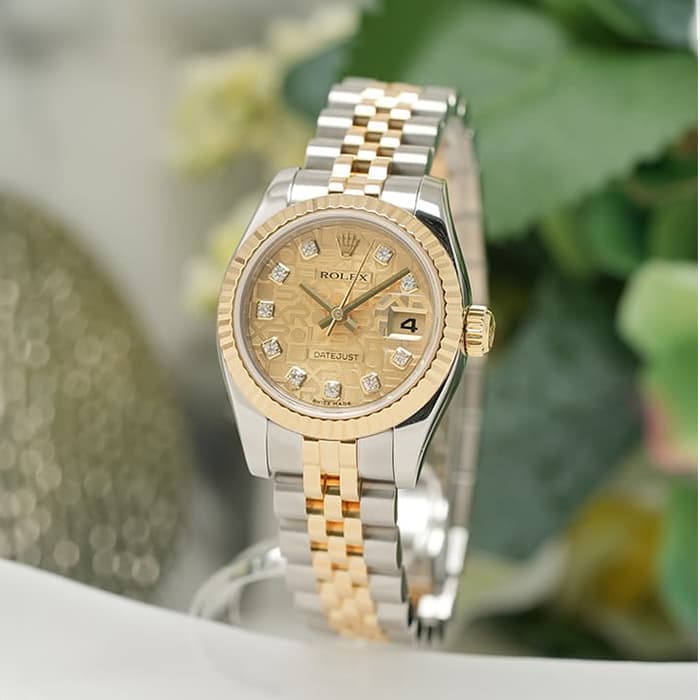 楽天市場】ロレックス デイトジャスト 179173G 保証書2006年 付属品完