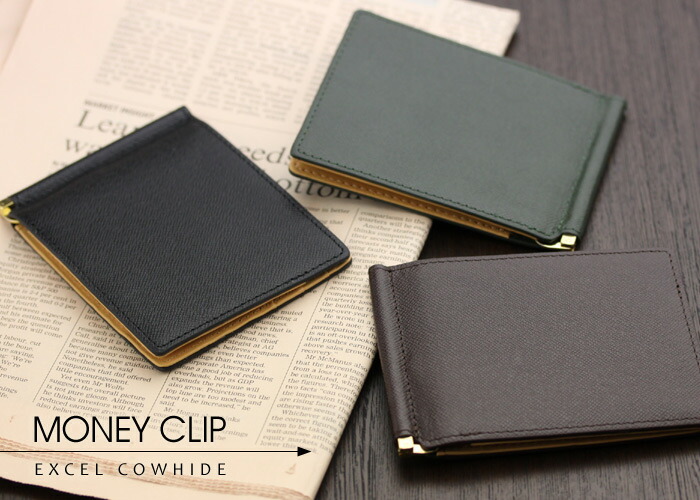 楽天市場】本革 マネークリップ（札ばさみ）角シボ型押し牛革 ABIES