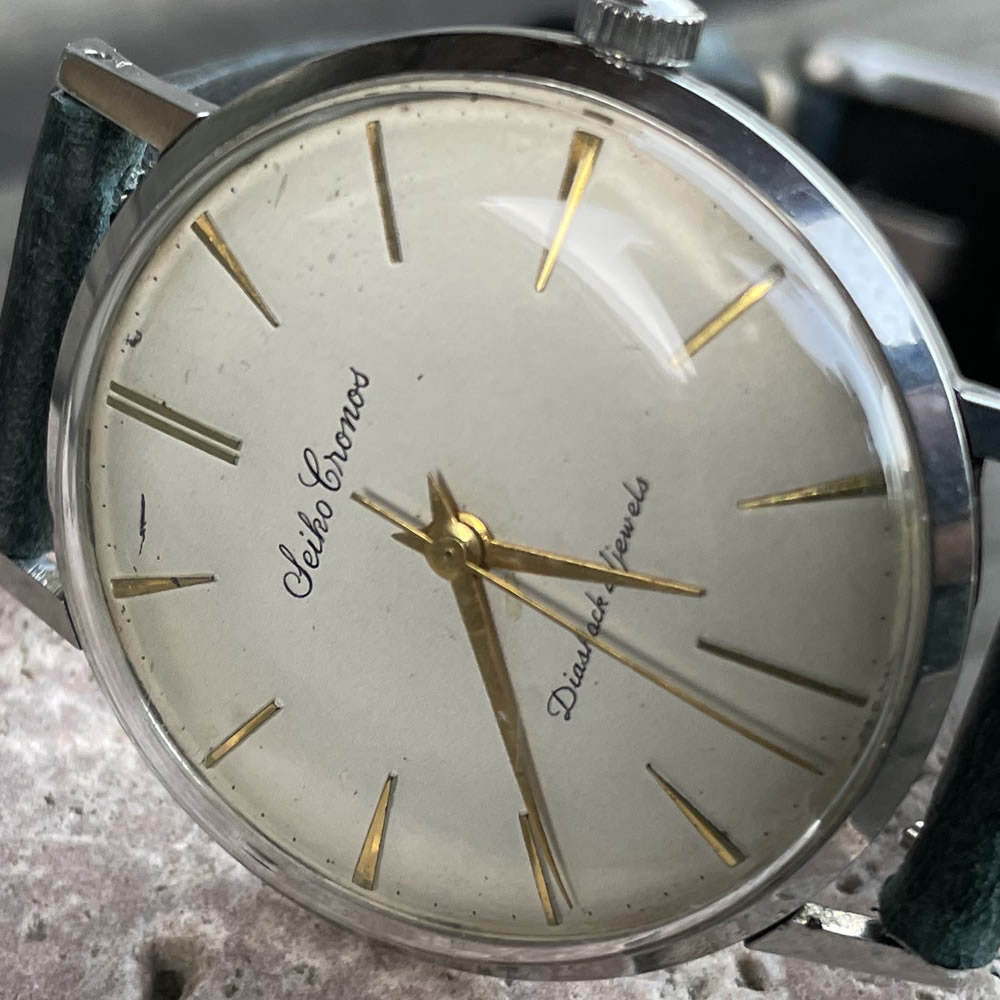 楽天市場】【中古品】【OH済み】SEIKO/セイコー Cronos/クロノス 21石