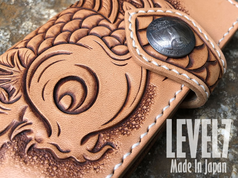 楽天市場】iPhone各種対応 手帳型ケース 本革/レザー 鯉 レザー