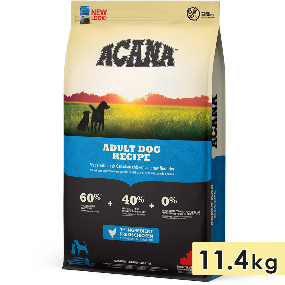 楽天市場】ACANA アカナ アダルトドッグレシピ 11.4kg 成犬用 全犬種用