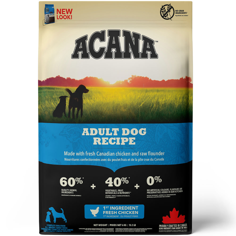 楽天市場】ACANA アカナ アダルトドッグレシピ 6kg 成犬用 全犬種用