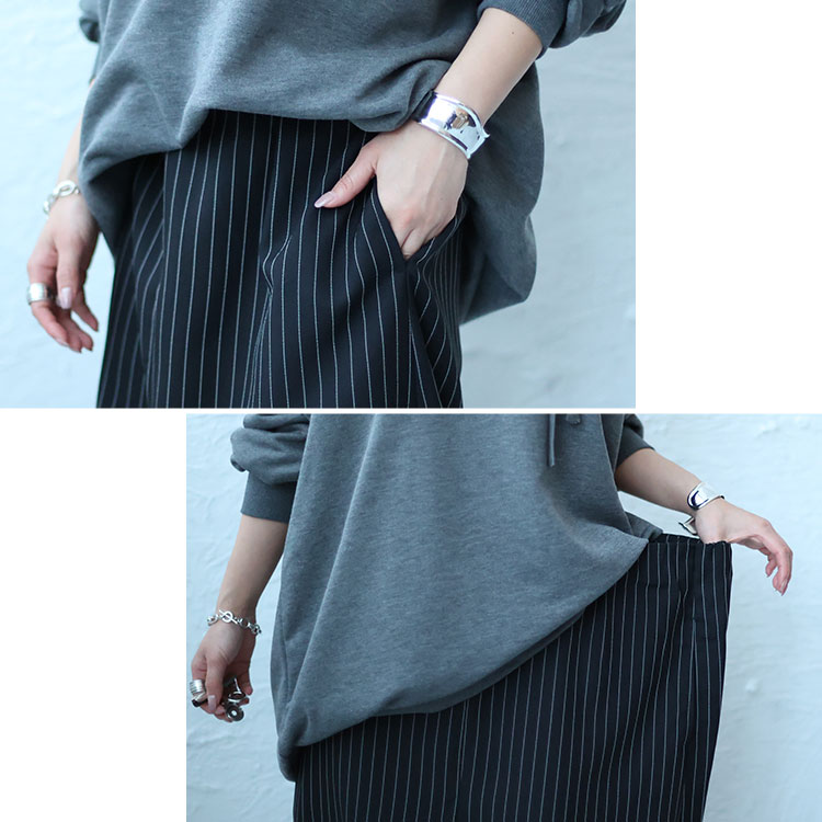 楽天市場】大きいサイズ レディース ボトムス パンツ ストライプ