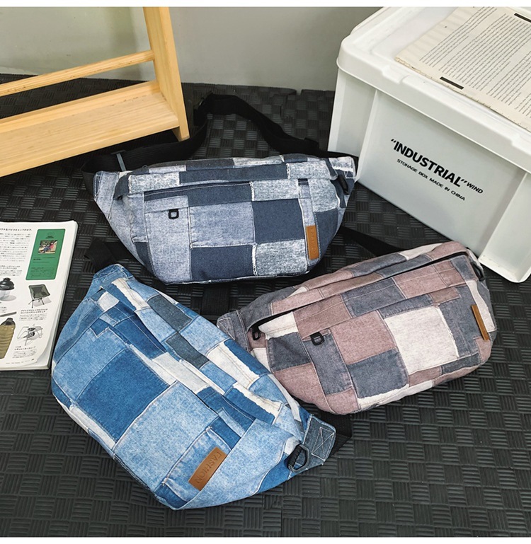 楽天市場】パッチワーク風デニムボディバッグ : Ci select