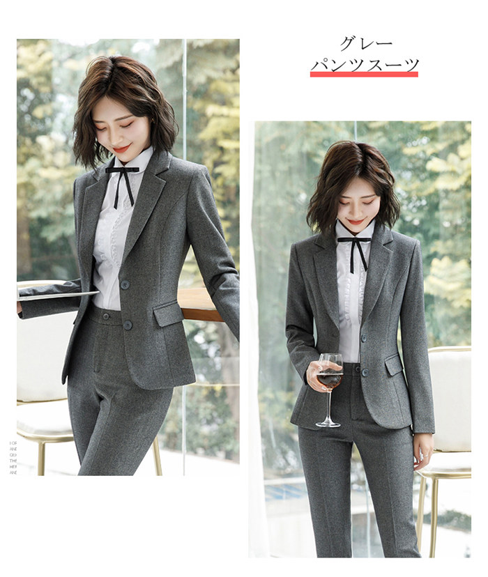 楽天市場】レディーススーツ セットアップ パンツスーツ3点セット 上下