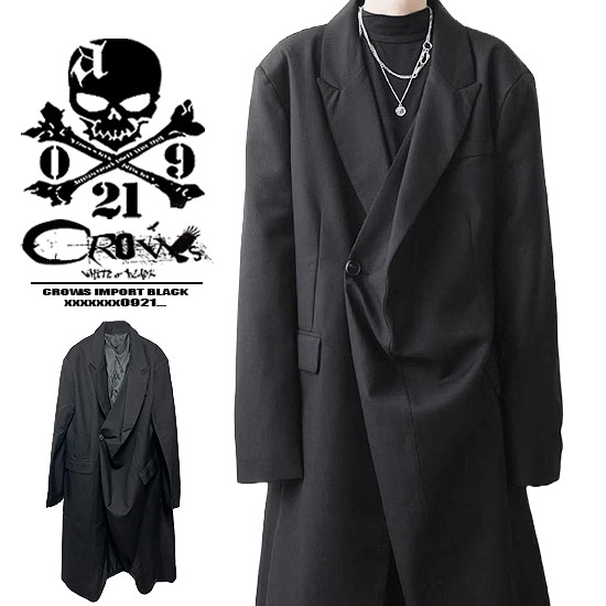 楽天市場】テーラードジャケット メンズ モード系 ロングテーラード