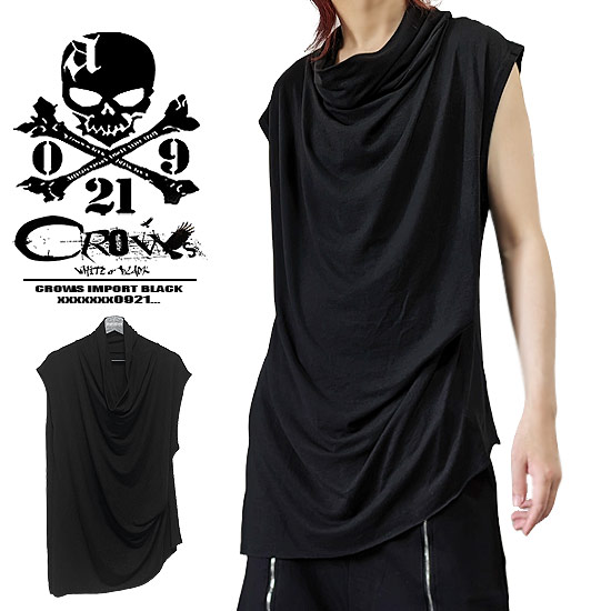 楽天市場】V系 ドレープカットソー メンズ Tシャツ メンズ モード系