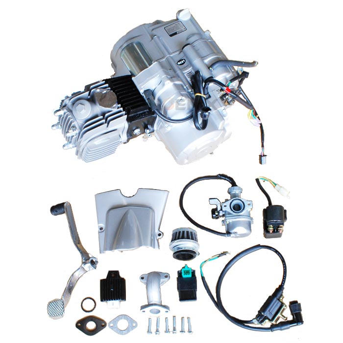 楽天市場】エンジン 本体 125cc ZONGSHEN セル 3速 バック ノー