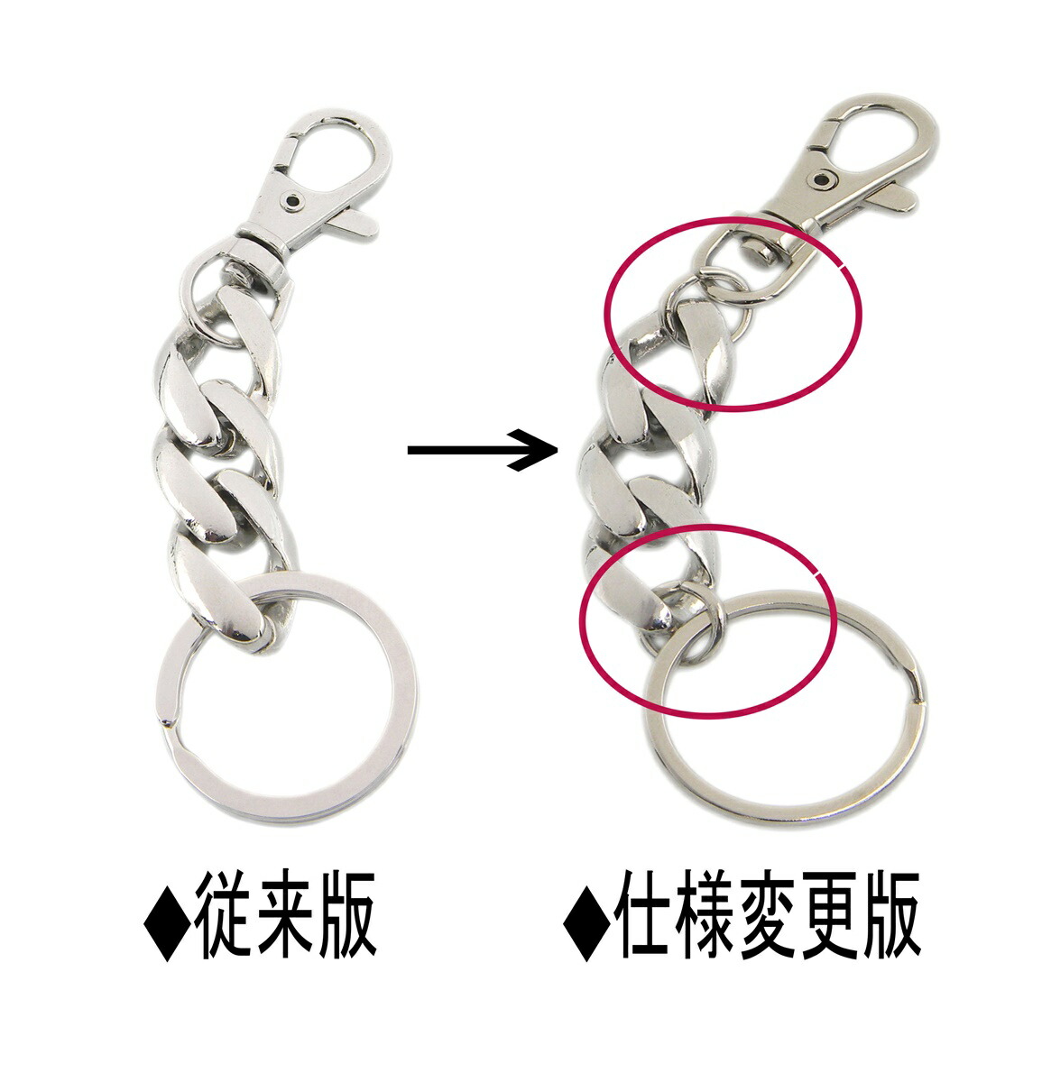 楽天市場】財布 チェーン キーチェーン 短め メンズ ショート12cm