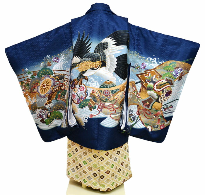 楽天市場】七五三 753 着物 男の子 袴 セット 5歳羽織袴 フルセット 鷹