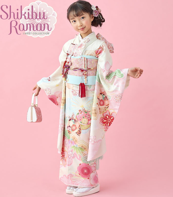 楽天市場】七五三 753 着物 7歳 女の子 着物フルセット 式部浪漫