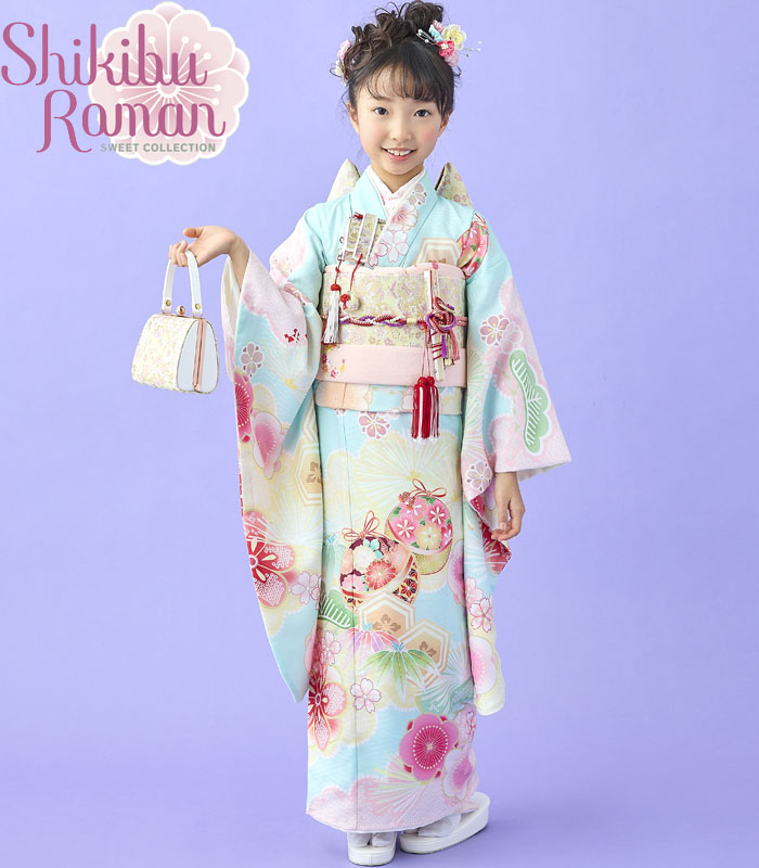 楽天市場】七五三 753 着物 7歳 女の子 着物フルセット 式部浪漫