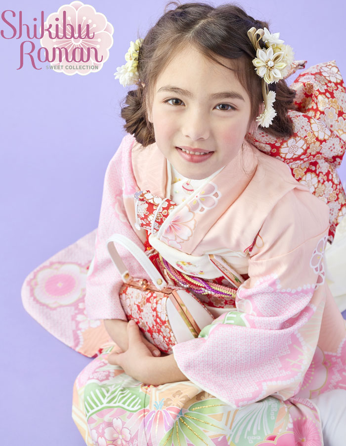 楽天市場】七五三 753 着物 7歳 女の子 着物フルセット 式部浪漫