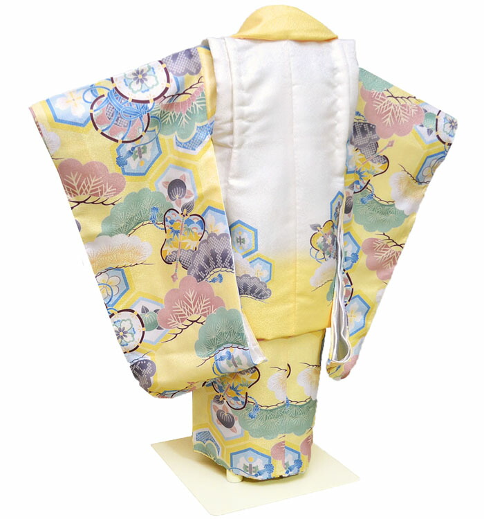 楽天市場】七五三 753 着物 3歳 男の子 被布セット 花うさぎ ブランド