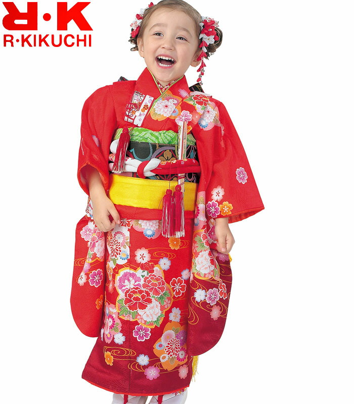 楽天市場】七五三 753 着物 3歳 女の子 着物フルセット RK リョウコ