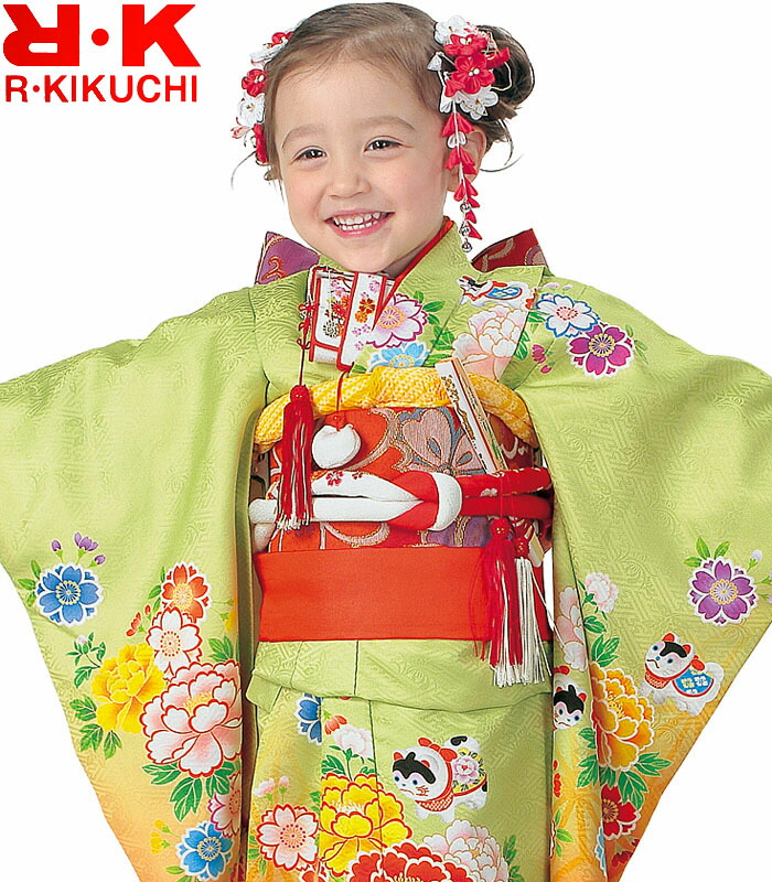 楽天市場】七五三 753 着物 3歳 女の子 着物フルセット RK リョウコ
