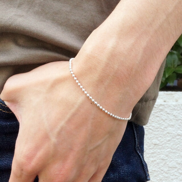 楽天市場】シルバー925 大きめ カッティングボールチェーン シルバー