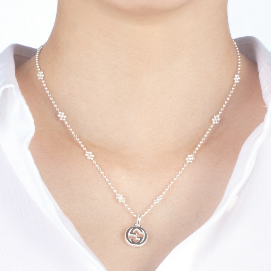 楽天市場】グッチ GUCCI ネックレス レディース インターロッキングG