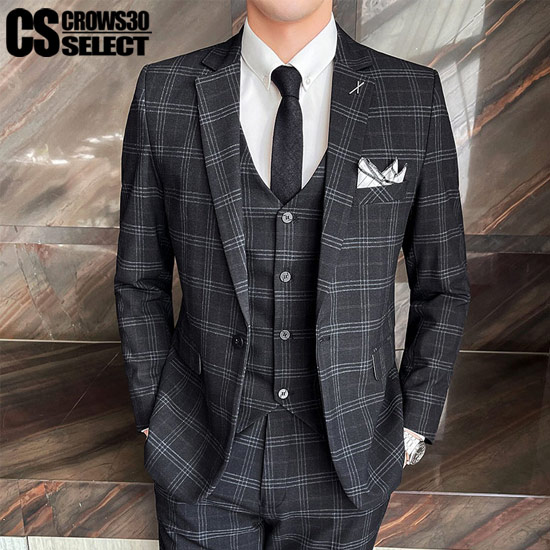 楽天市場】スーツ メンズ ホストスーツ チェック ウィンドペン ライン