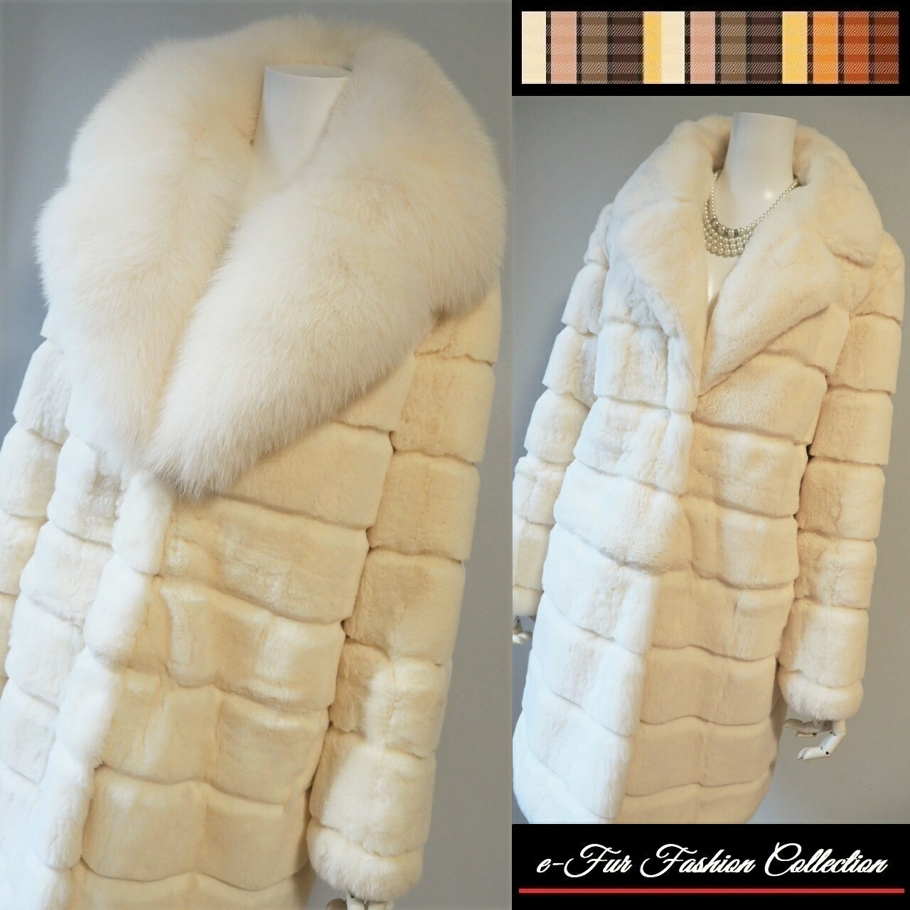 楽天市場】柔らかい雰囲気☆冬のミルキーホワイトフォックスファー