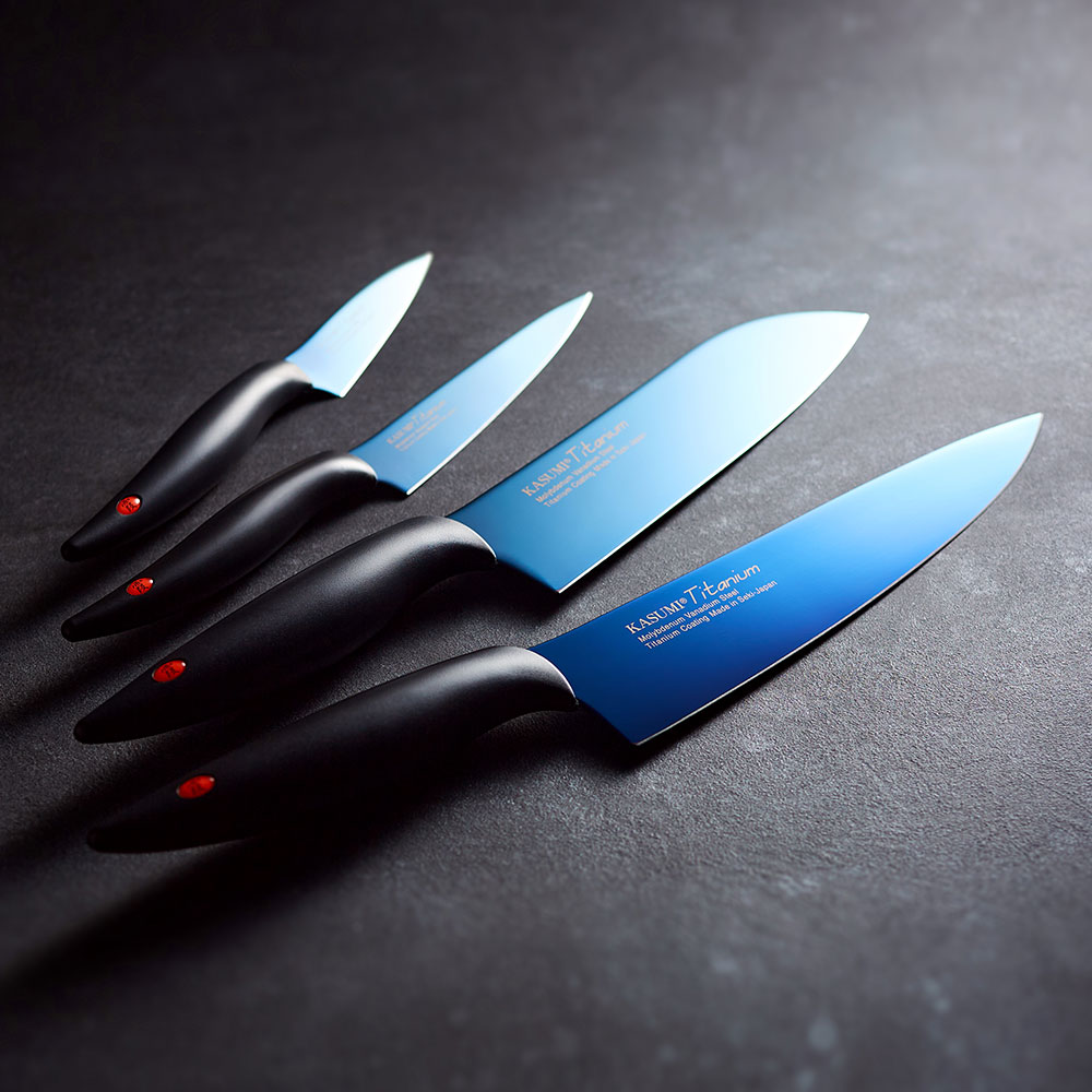 楽天市場】【ふるさと納税】【霞 KASUMI】チタンコーティング 剣型包丁