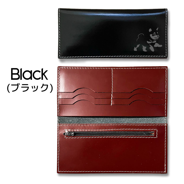 楽天市場】豆柴 牛革 極薄 軽量 長財布 メンズ 本革 スムースレザー