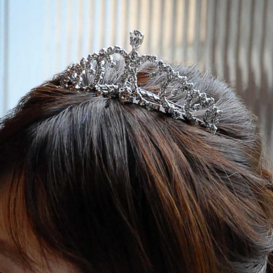 楽天市場】ティアラ スワロフスキー ウエディング ブライダル