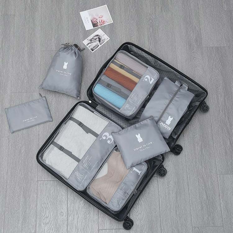 楽天市場】おしゃれ 災害 旅行 7点セット バッグインバッグ 旅行収納