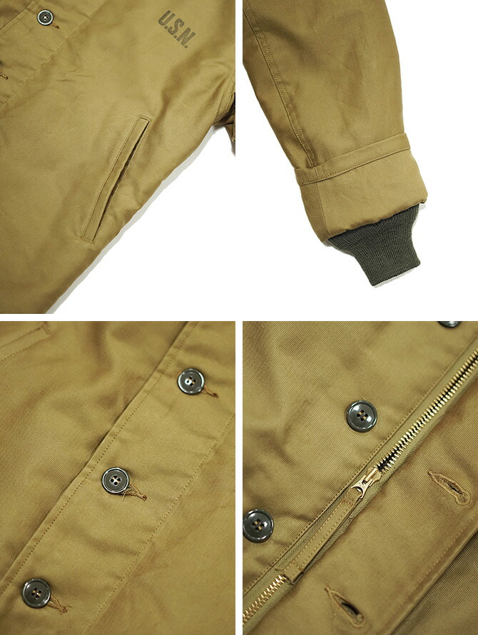 楽天市場】バズリクソンズ BUZZ RICKSON'S BR15345 Type N-1 Khaki