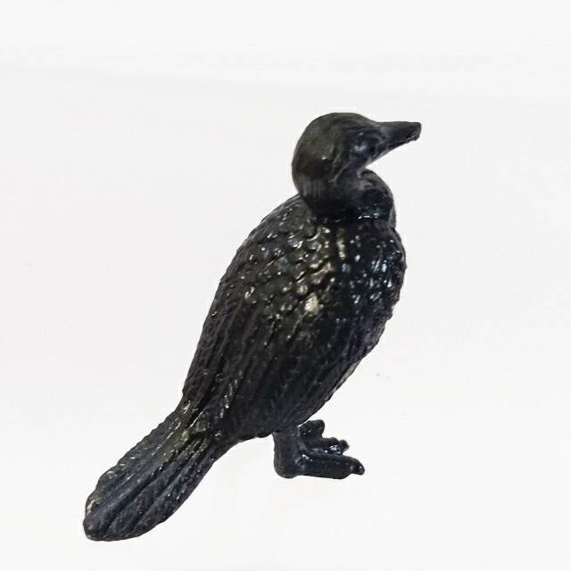 楽天市場】ミニチュア 置物 飾りフィギュア 盆景 鵜（う）銅製 添配