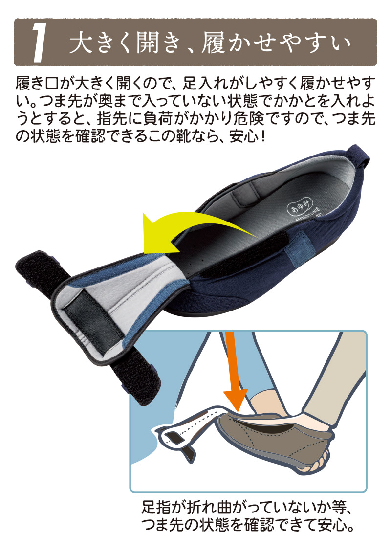 楽天市場】あゆみシューズ 公式 つま先ひろびろサポート 【5E】 7057
