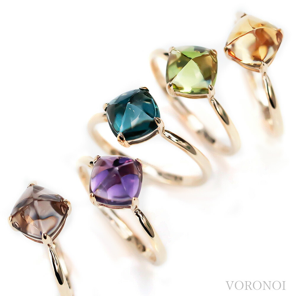 楽天市場】MINAMO 正規品 K10 天然石 約7mm リング 指輪 シュガー