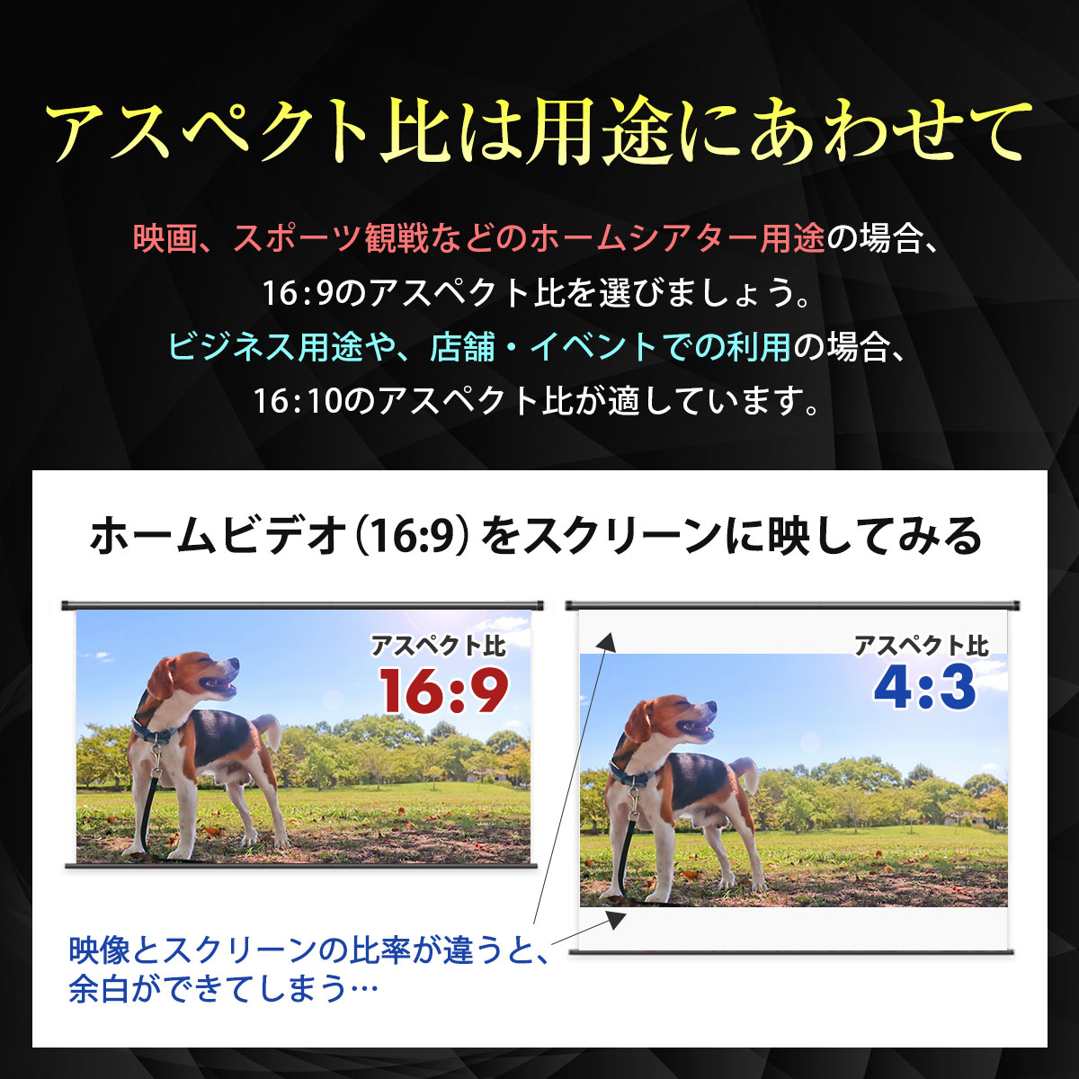 楽天市場】プロジェクタースクリーン 90インチ 吊り下げ シアター