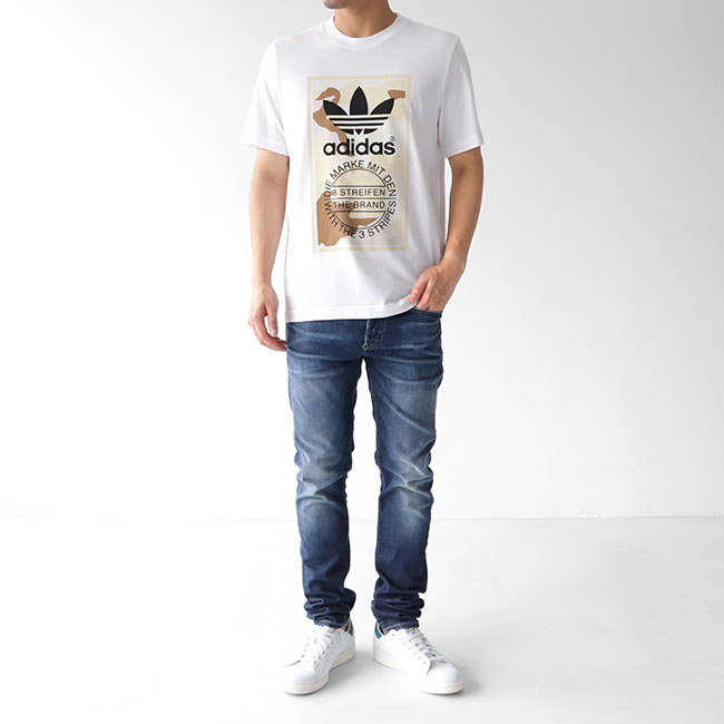 楽天市場】adidas アディダスオリジナルス 迷彩 ラベルロゴ Tシャツ