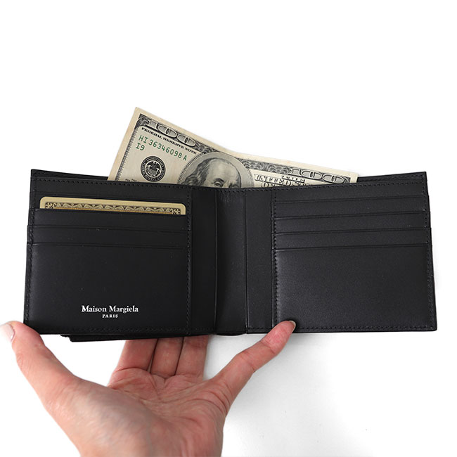 楽天市場】Maison Margiela メゾンマルジェラ グレインレザー 二つ折り