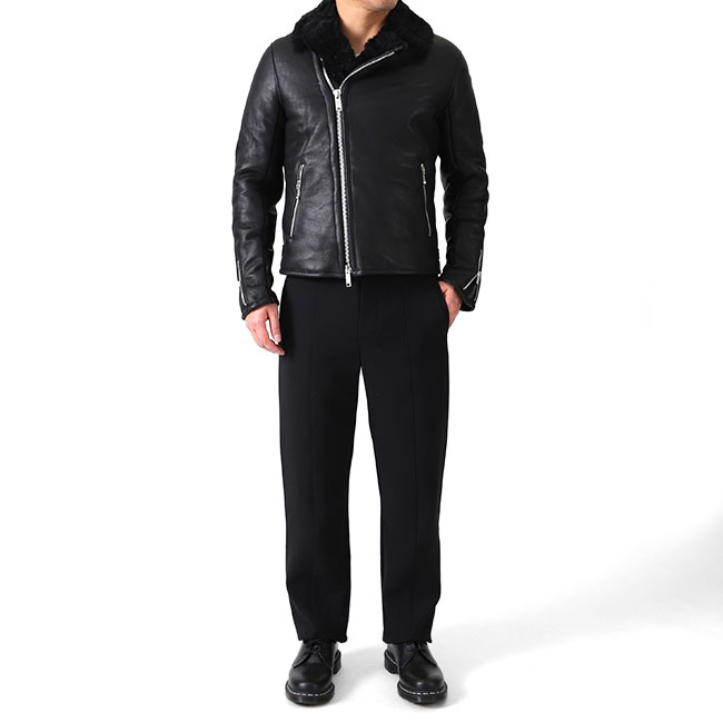 楽天市場】JAMES GROSE ジェームズグロース ダブルライダース ムートン