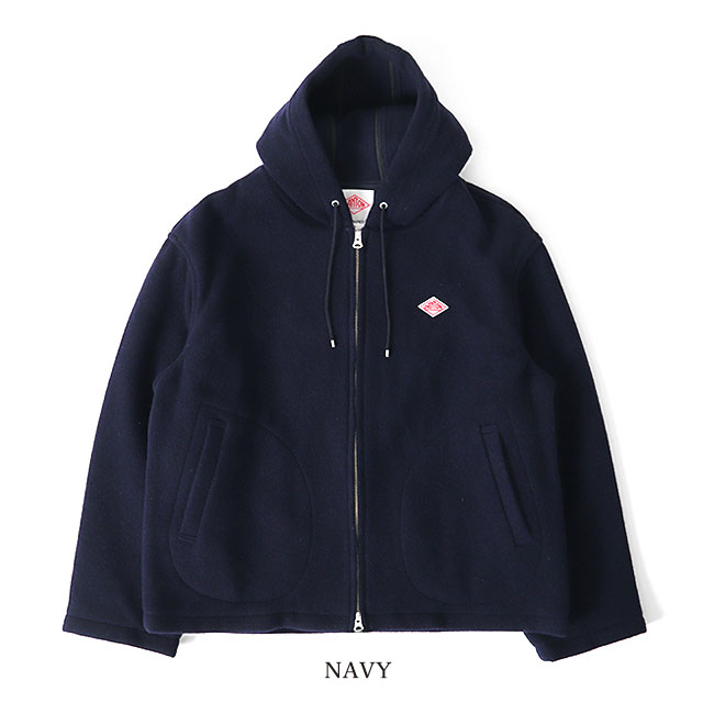 楽天市場】DANTON ダントン ウールライトパイル フード付き ジップ