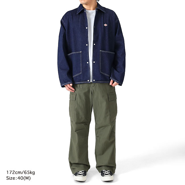 楽天市場】DANTON ダントン コットンデニム カバーオール DT-B0400 DNS
