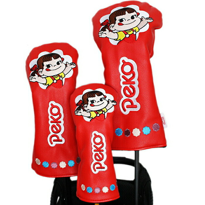 楽天市場】ペコちゃん ドライバー用 ヘッドカバー OHC0007 不二家/peko