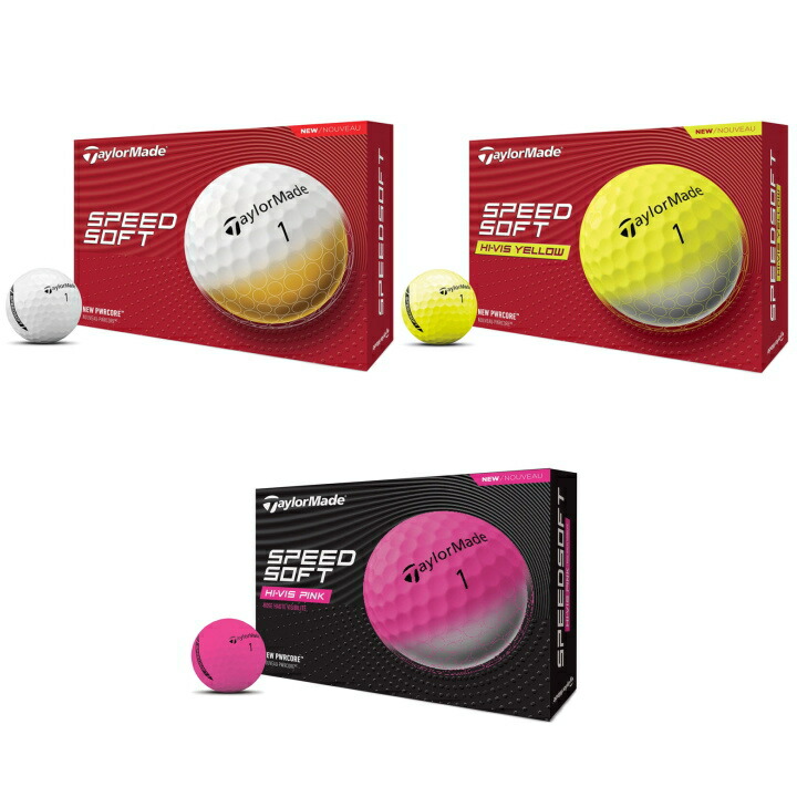 楽天市場】【送料無料】2024 テーラーメイド スピードソフト ゴルフ