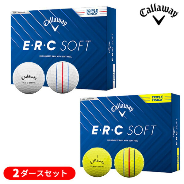 楽天市場】【2ダースセット】キャロウェイ E・R・C SOFT(ERCソフト