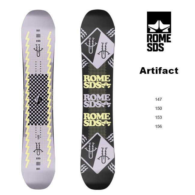 楽天市場】スノーボード ローム ROME SDS ARTIFACT 23-24