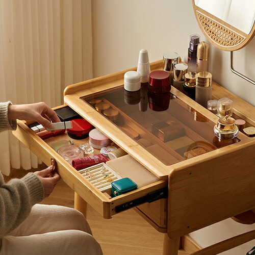 楽天市場】メイク台 メーク台 デスク ドレッサー 化粧台 コンパクト