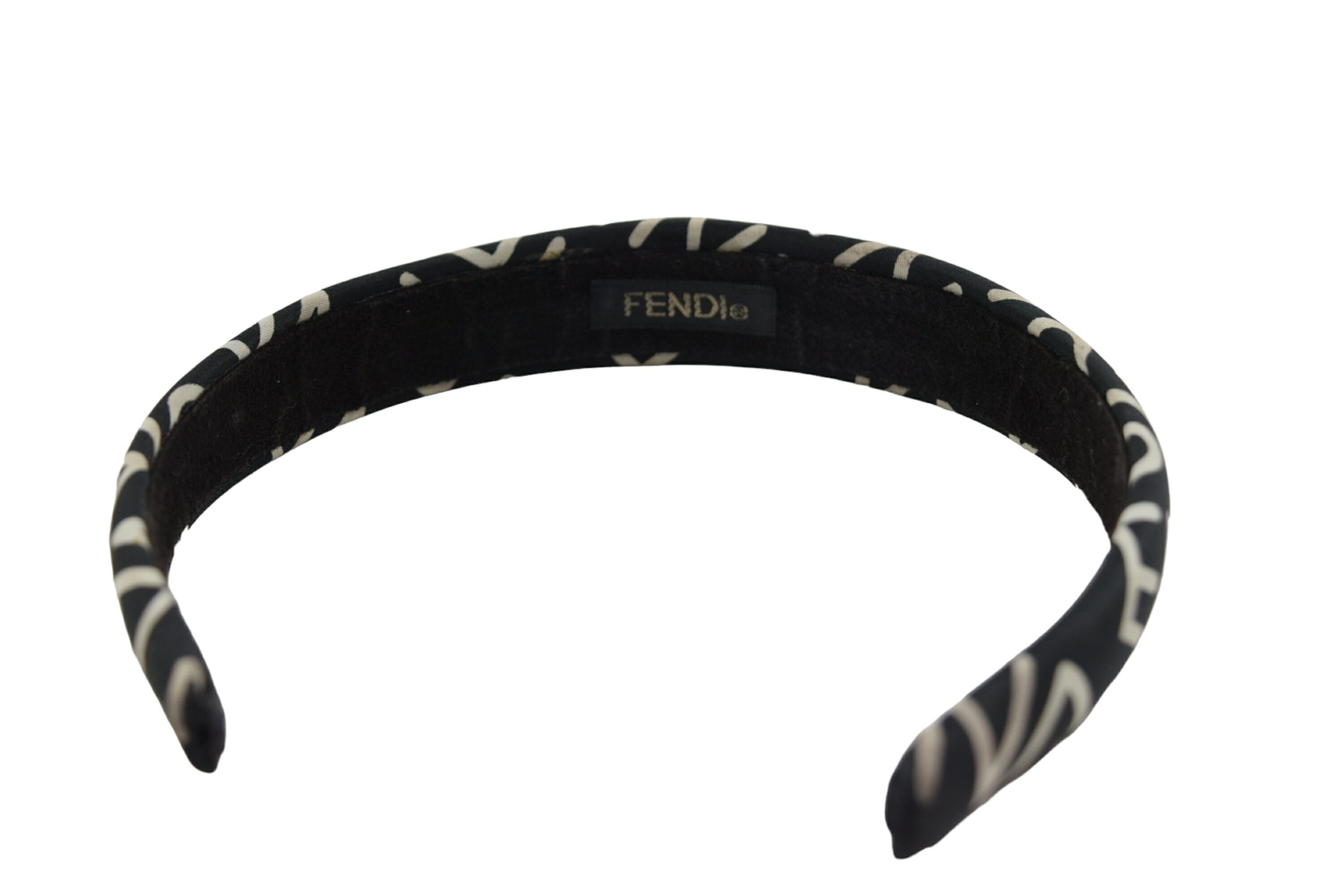 楽天市場】FENDI フェンディ カチューシャ ヘアバンド ブラック系 ロゴ